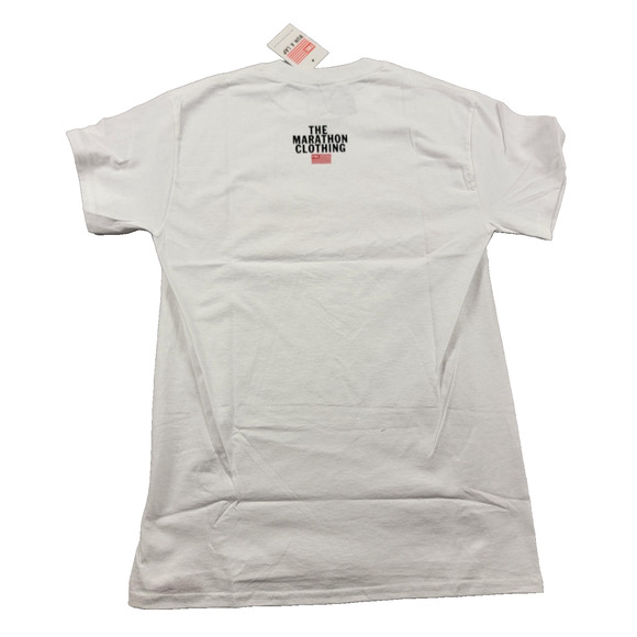 The Marathon Clothing Shirt Mens Small White Crenshaw Script Tee TMC Graphic - Picture 2 of 8
